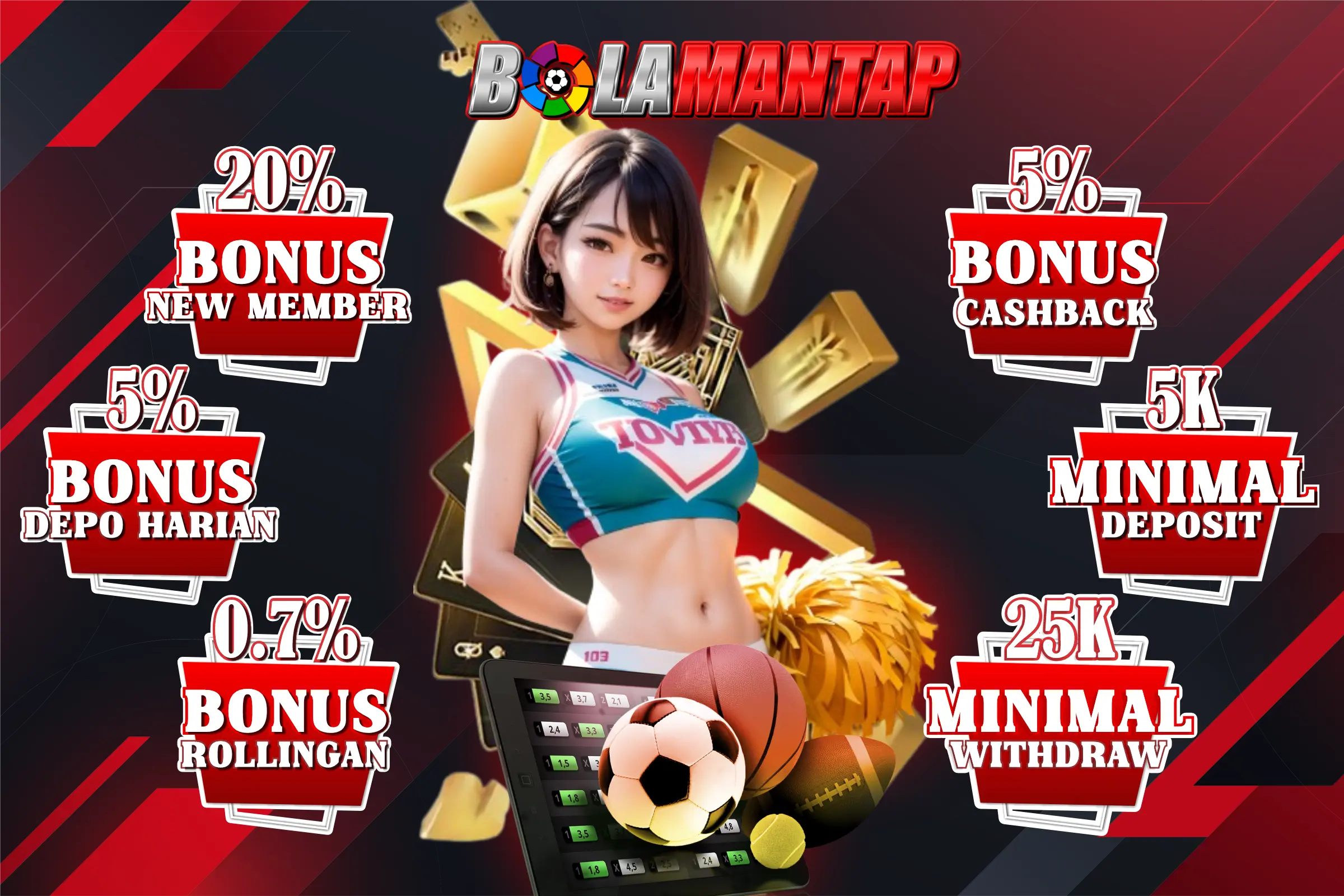 BOLAMANTAP : Daftar Agen Judi Bola dan Sportsbook Terpercaya di Indonesia